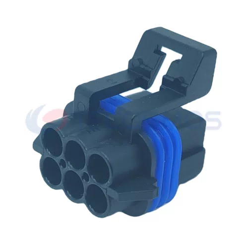 Auto Parts Warm Water Valve Plug Car Connector Waterproof Shell Suitable for Buick 6-pin Female 12052848 - image 3